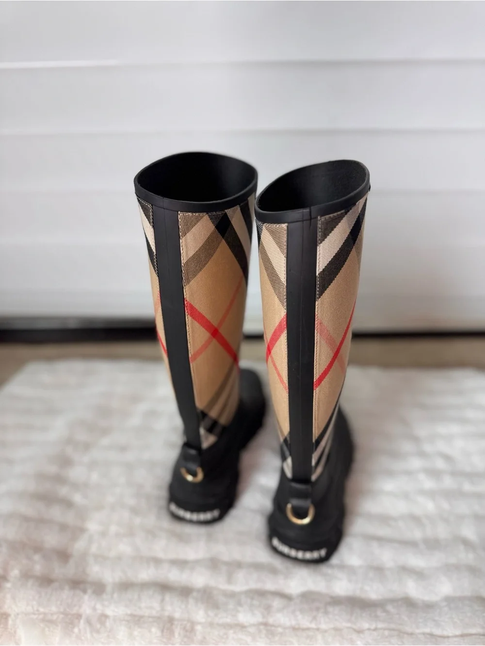 Burberry Over-Calf Rain Boots